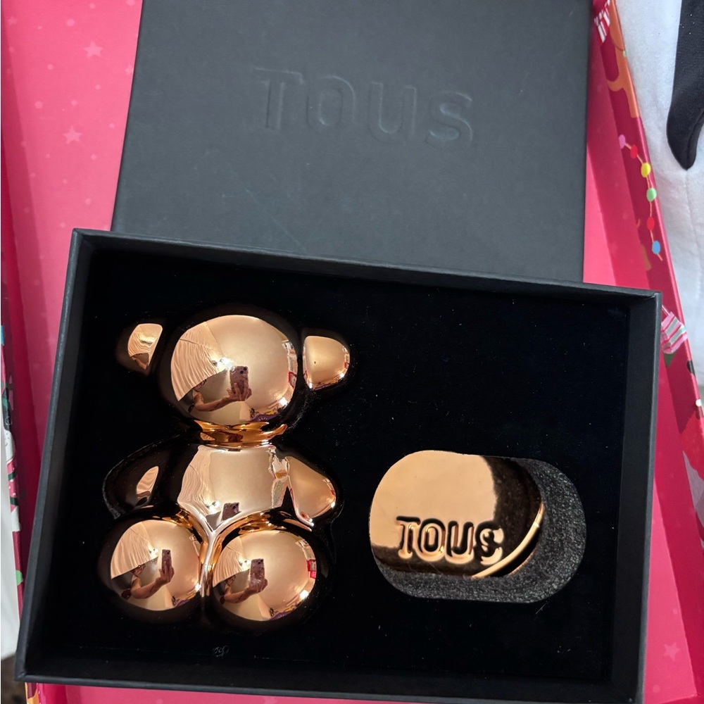 Tous Ceramic Bear with Tray (Cooper color)